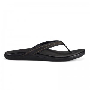 Olukai Aukai Womens Sandals Black Canada | K3H-1452