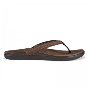 Olukai Aukai Womens Sandals Dark Brown Canada | I9V-8050