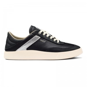 Olukai Hā'upu Womens Sneakers Black Canada | V1T-3140