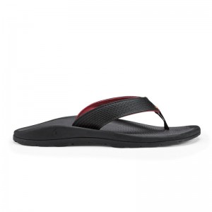 Olukai Imaka Womens Beach Sandals Black Canada | R7L-3017