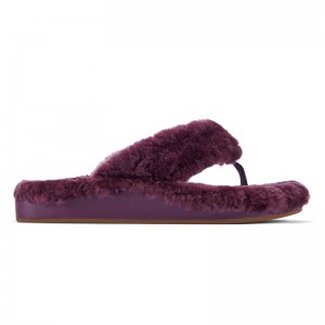 Olukai Kīpe'a Heu Womens Slippers Claret Canada | F4M-2675