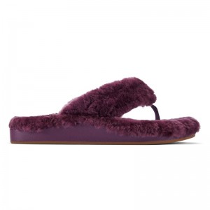 Olukai Kīpe'a Heu Womens Slippers Claret Canada | X0Q-9515