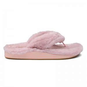 Olukai Kīpe'a Heu Womens Slippers Pink Canada | D5E-3386