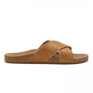 Olukai Kīpe'a 'Oho Womens Sandals Brown Canada | V5V-3852