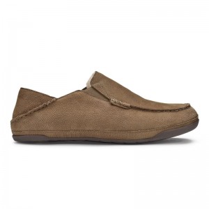 Olukai Kīpuka Hulu Mens Slippers Brown Canada | G7H-6638