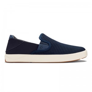 Olukai Lae'ahi Mens Slip On Shoes Blue Canada | T2B-8426