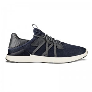 Olukai Mio Lī Mens Athletic Shoes Blue / Deep Grey Canada | H0D-3119