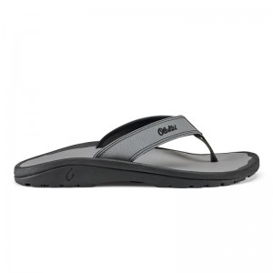 Olukai Ohana Mens Beach Sandals Grey Canada | X7W-4064