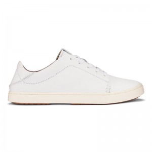 Olukai Pehuea Lī 'Ili Womens Sneakers White Canada | N5I-0253