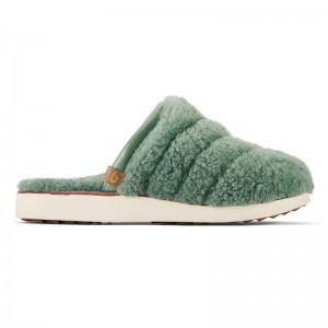 Olukai Pūpū Mua Womens Slippers Green Canada | B1W-8541