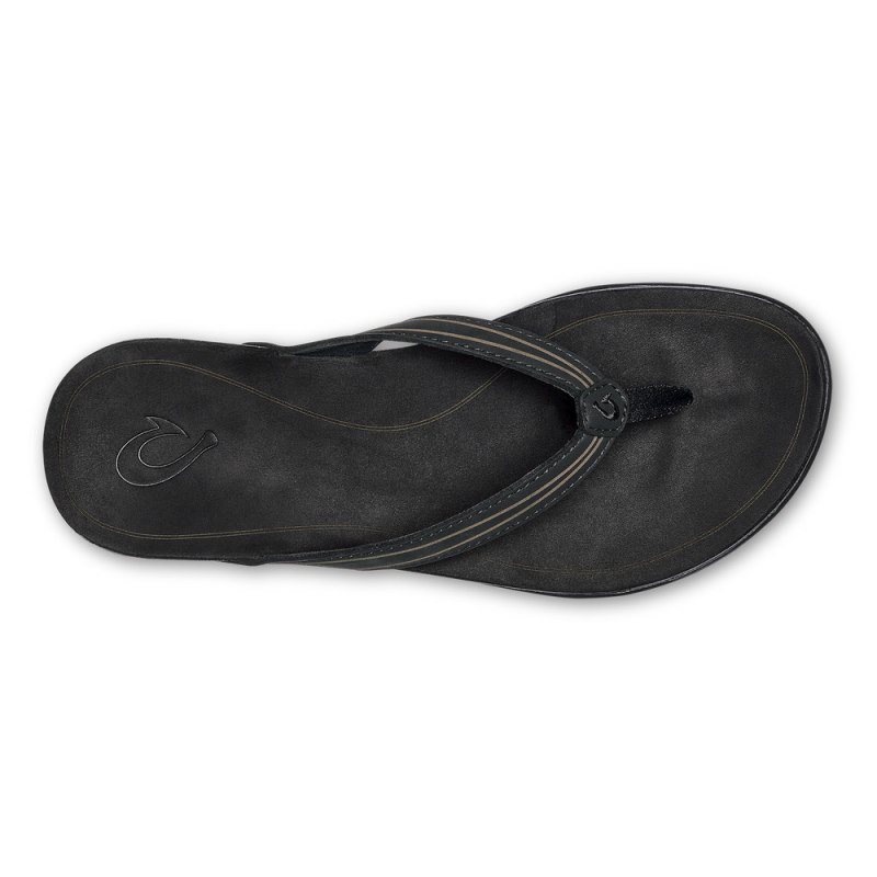 Olukai Aukai Womens Sandals Black Canada | K3H-1452