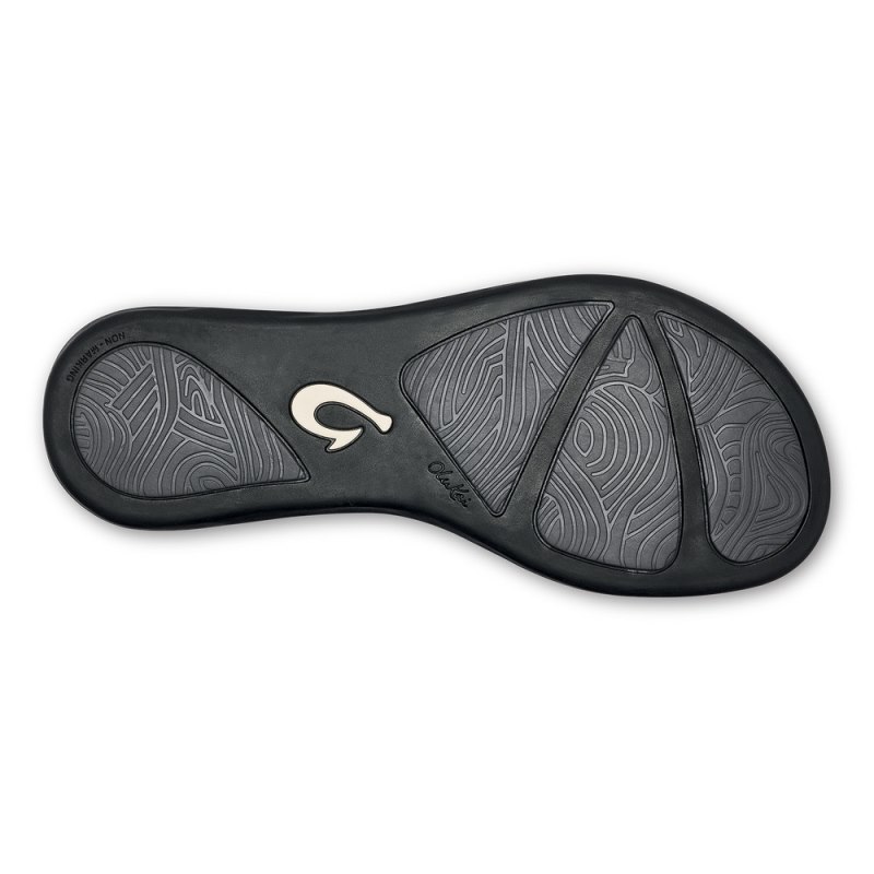 Olukai Aukai Womens Sandals Black Canada | K3H-1452