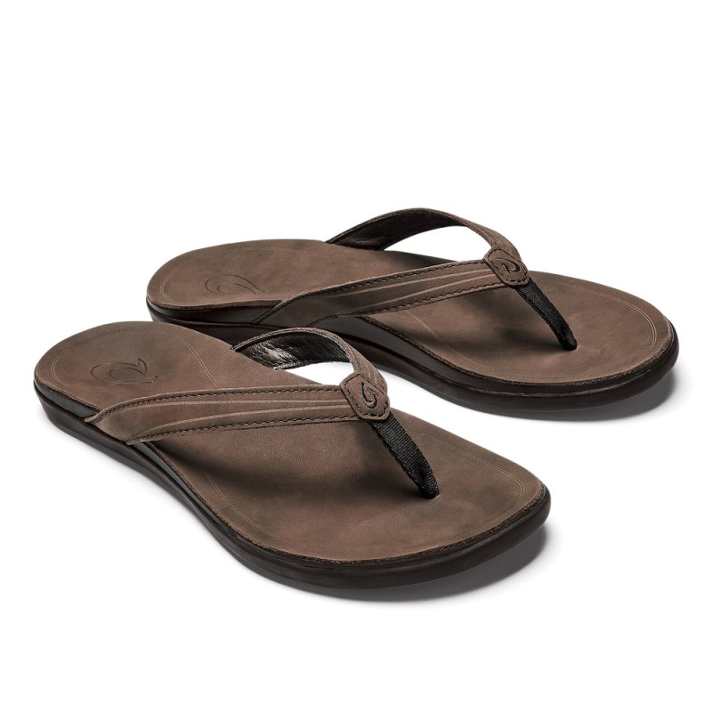 Olukai Aukai Womens Sandals Dark Brown Canada | I9V-8050