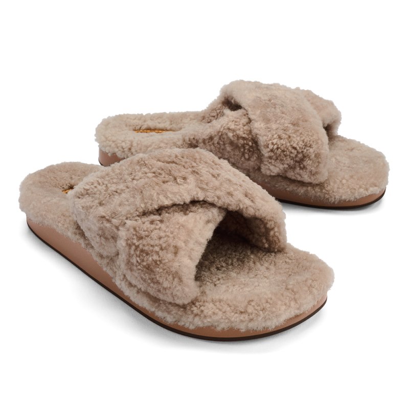 Olukai Hila Heu Womens Slippers Brown Canada | N5Q-8453