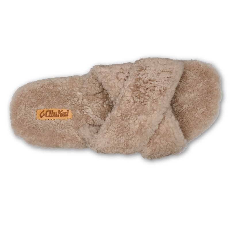 Olukai Hila Heu Womens Slippers Brown Canada | N5Q-8453