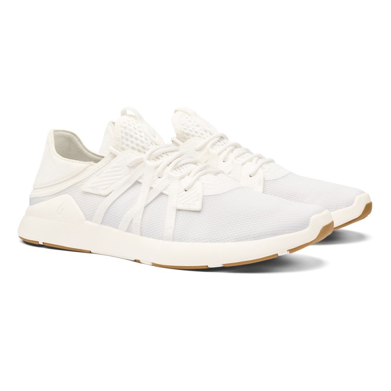 Olukai Holo Mens Athletic Shoes Bright White Canada | R3X-2919