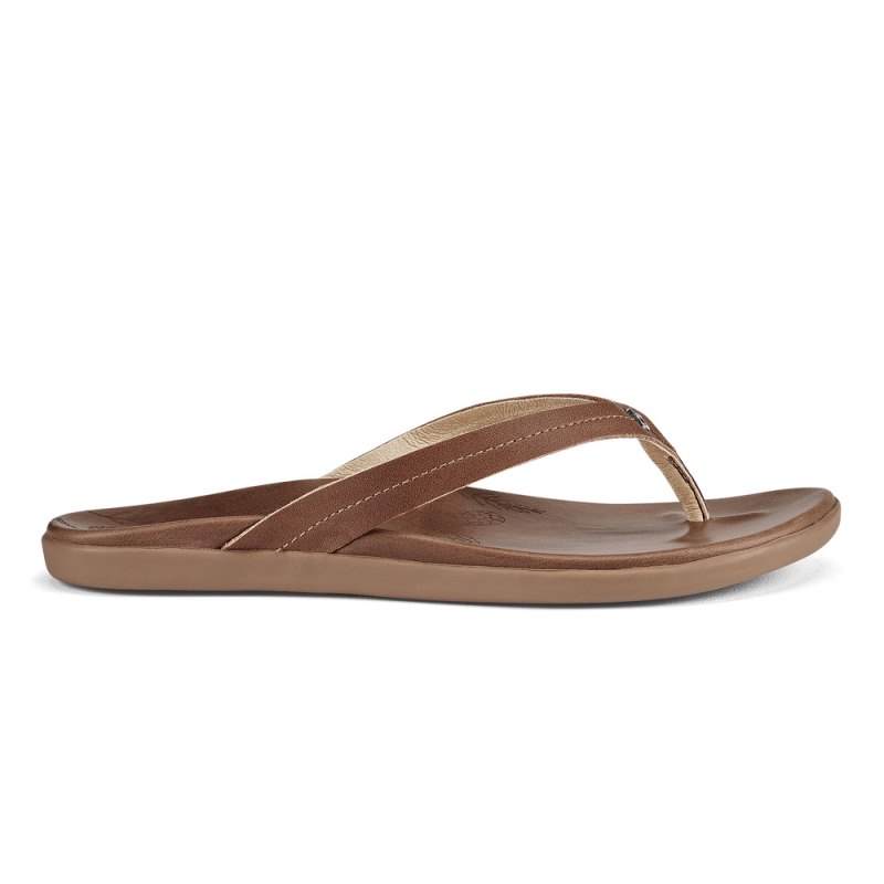 Olukai Honu Womens Beach Sandals Brown Canada | B2S-2978