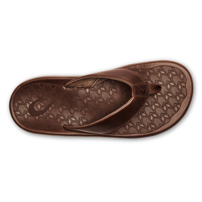 Olukai Ilikai Mens Beach Sandals Brown Canada | K5I-0105