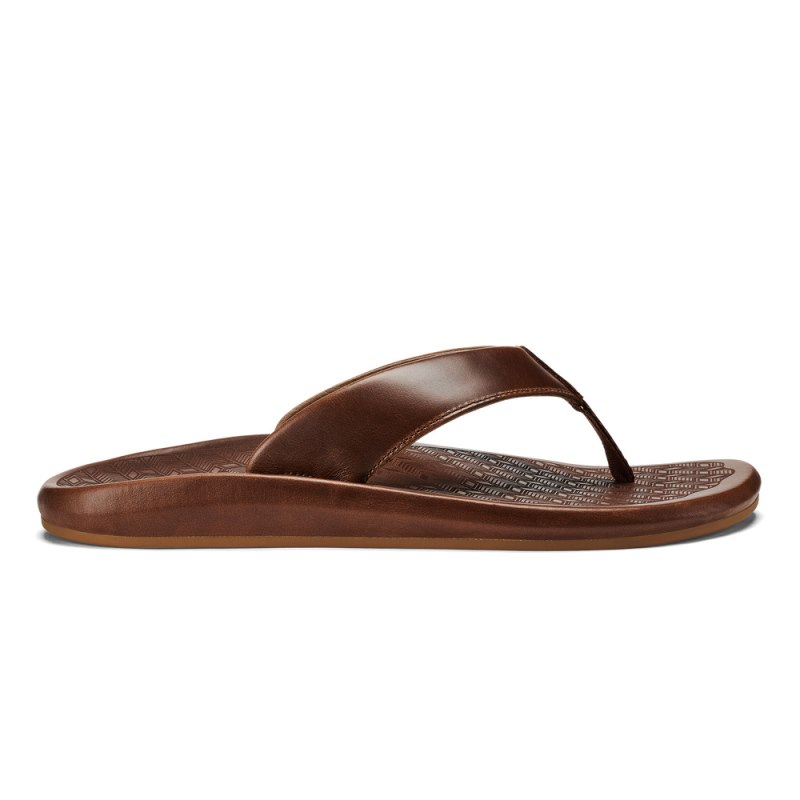 Olukai Ilikai Mens Beach Sandals Brown Canada | K5I-0105