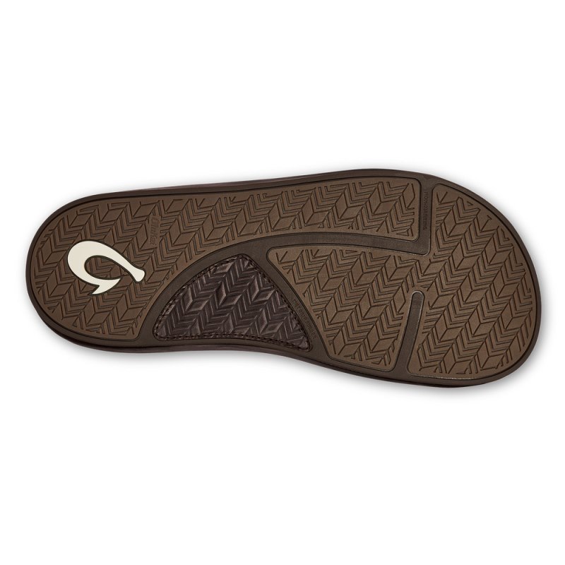 Olukai Ilikai Mens Beach Sandals Dark Brown Canada | F5X-7735