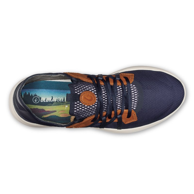 Olukai Kapalua Mens Golf Shoes Blue Canada | U1J-6834