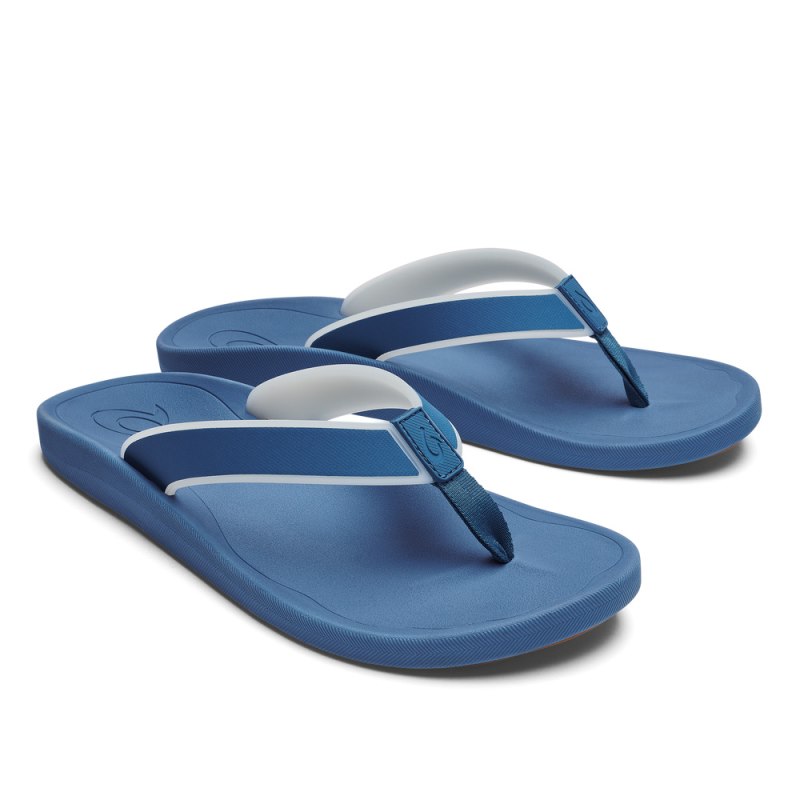 Olukai Kōko'o Mens Beach Sandals Blue Canada | X0M-4809