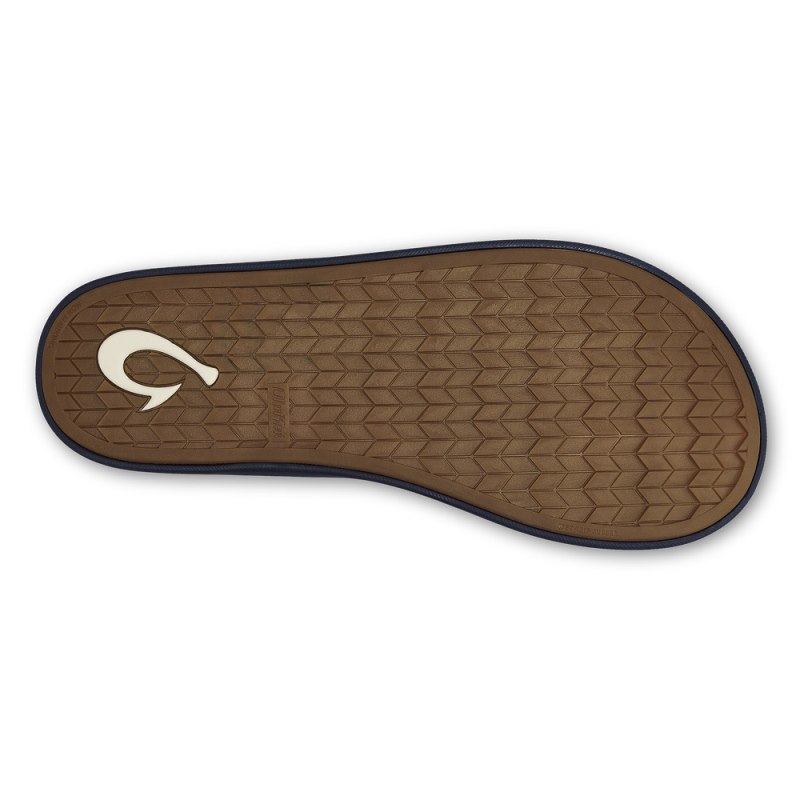 Olukai Kōko'o Mens Beach Sandals Navy Canada | S0I-4652