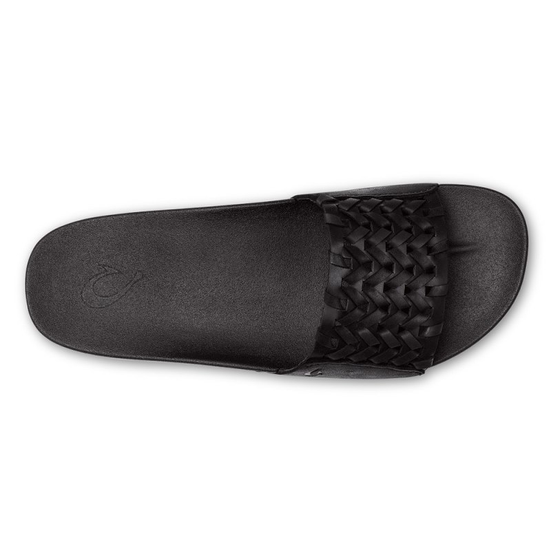 Olukai Kāmola Womens Sandals Black Canada | G8R-0093