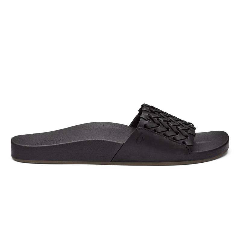 Olukai Kāmola Womens Sandals Black Canada | G8R-0093