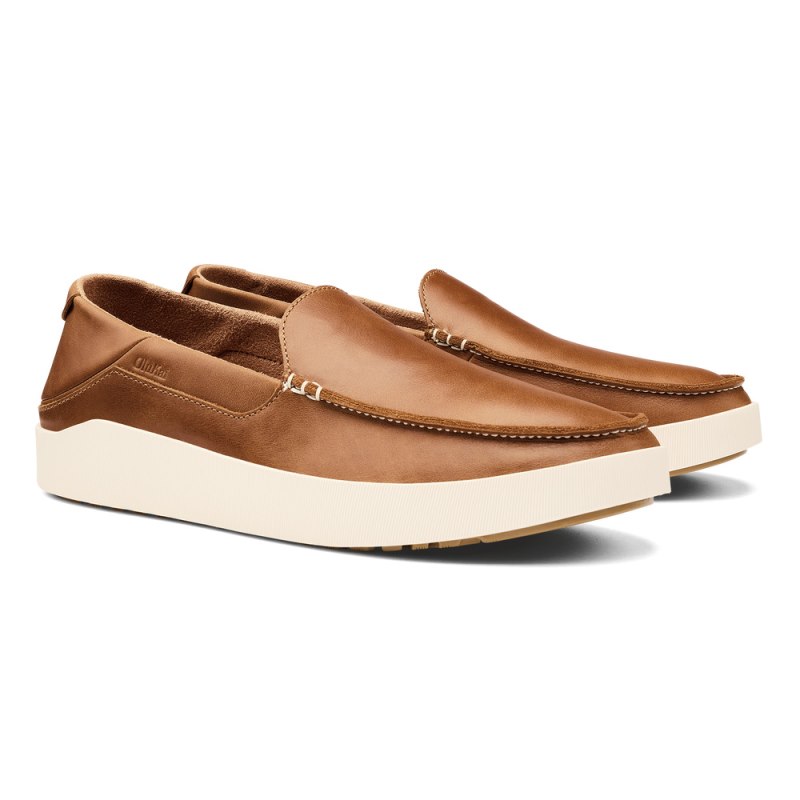 Olukai Kou Mens Slip On Shoes Brown Canada | A1P-5062