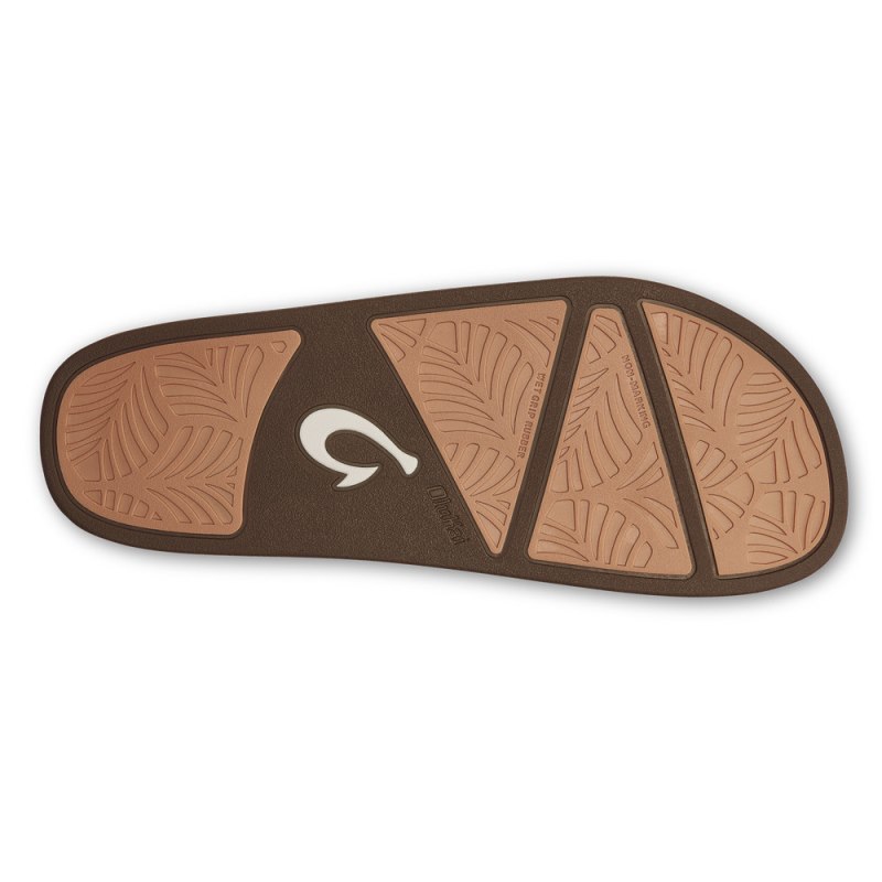 Olukai Kīpe'a Heu Womens Slippers Beige Canada | C1B-6553