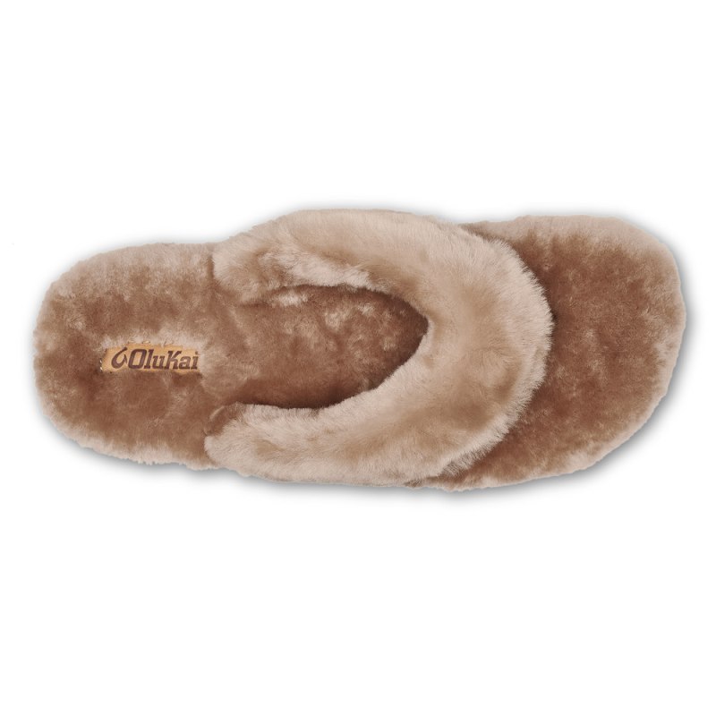 Olukai Kīpe'a Heu Womens Slippers Brown Canada | M7R-8262