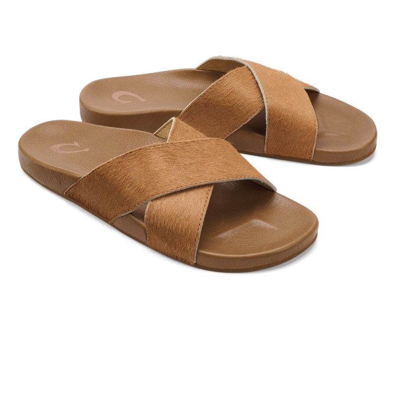 Olukai Kīpe'a 'Oho Womens Sandals Brown Canada | V5V-3852