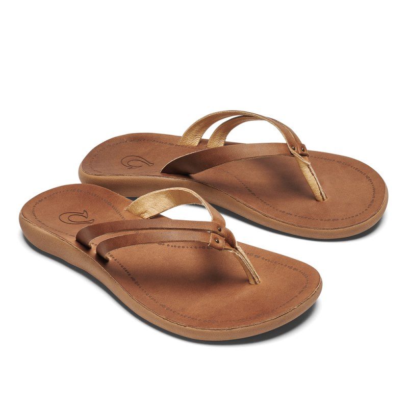 Olukai Kāpehe Luana Womens Beach Sandals Brown Canada | H6X-4092