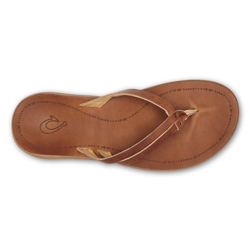 Olukai Kāpehe Luana Womens Beach Sandals Brown Canada | H6X-4092