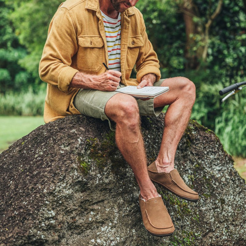 Olukai Kīpuka Hulu Mens Slippers Brown Canada | G7H-6638