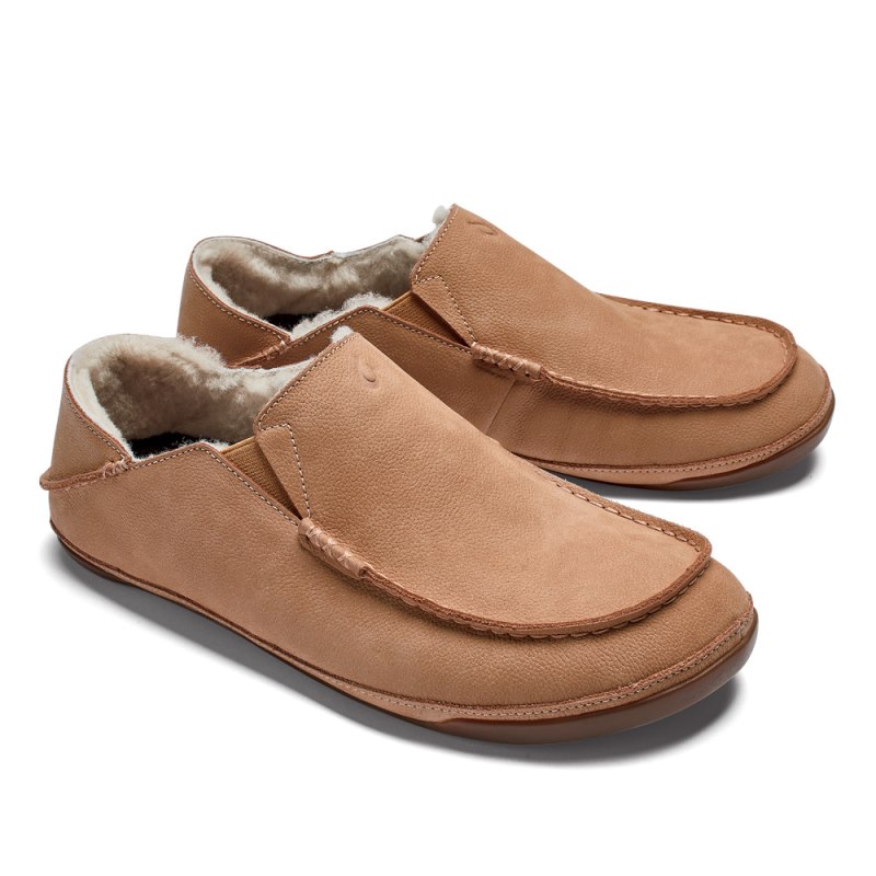 Olukai Kīpuka Hulu Mens Slippers Brown Canada | O6X-3311