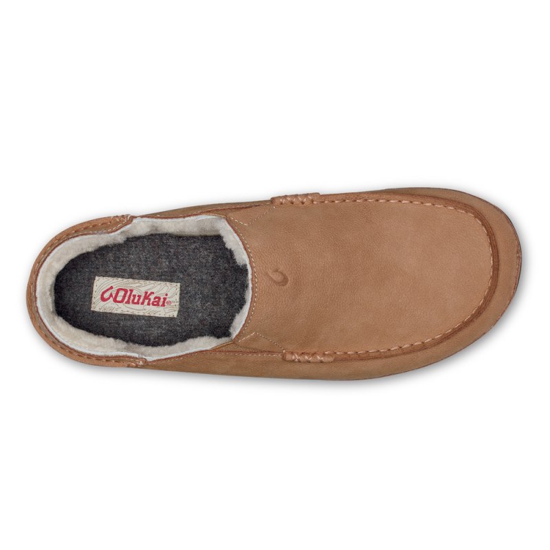 Olukai Kīpuka Hulu Mens Slippers Brown Canada | O6X-3311