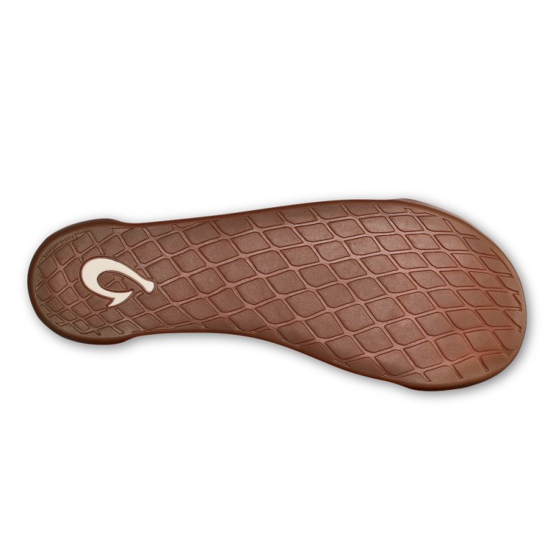 Olukai Kīpuka Hulu Mens Slippers Brown Canada | O6X-3311