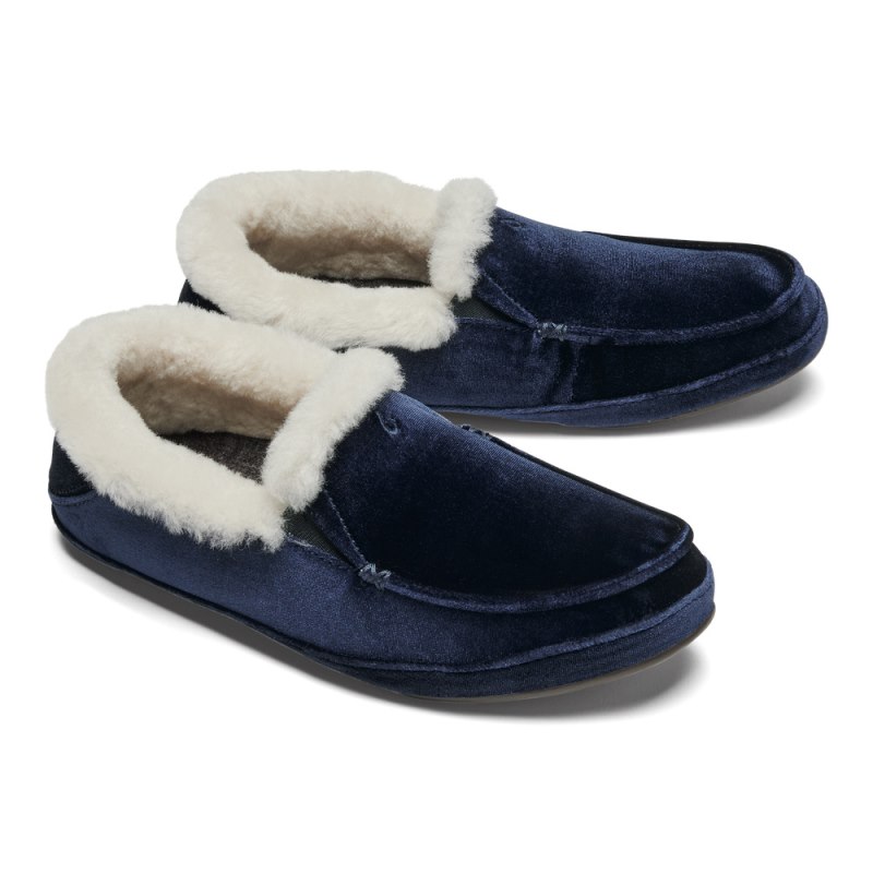 Olukai Ku'una Lānui Womens Slippers Blue Canada | A8P-9333