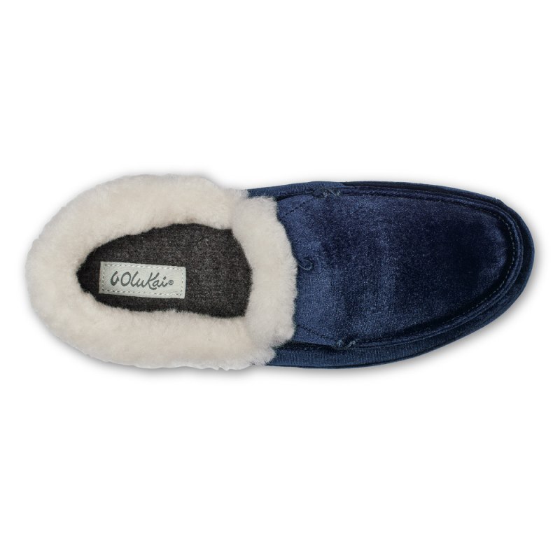 Olukai Ku'una Lānui Womens Slippers Blue Canada | A8P-9333