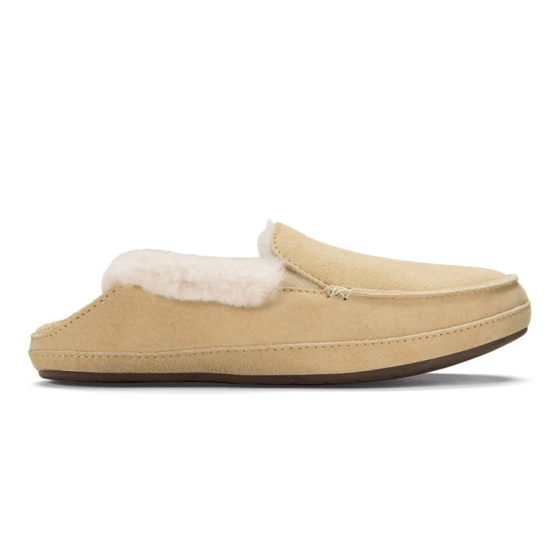 Olukai Ku'una Womens Slippers Gold Brown Canada | V2S-7603