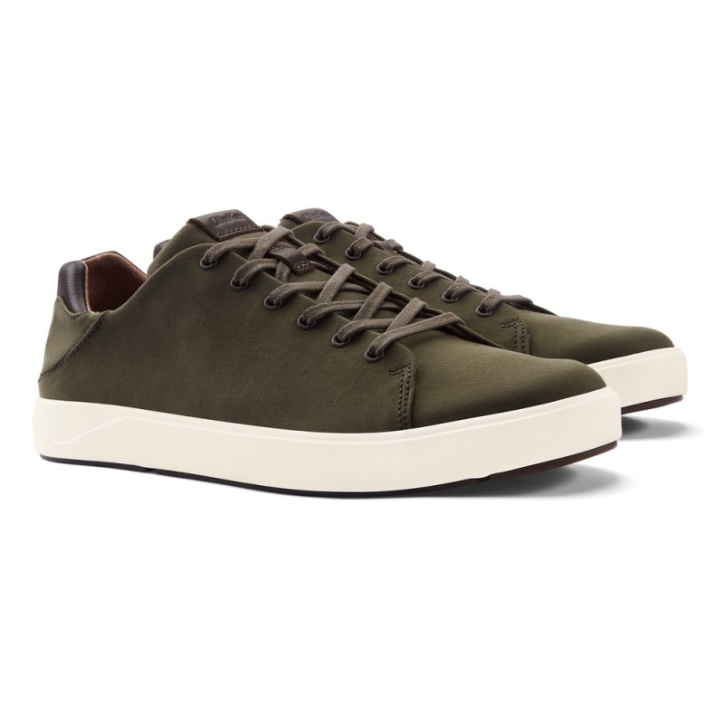 Olukai Lae'ahi Lī Mens Sneakers Olive Canada | P7F-7480