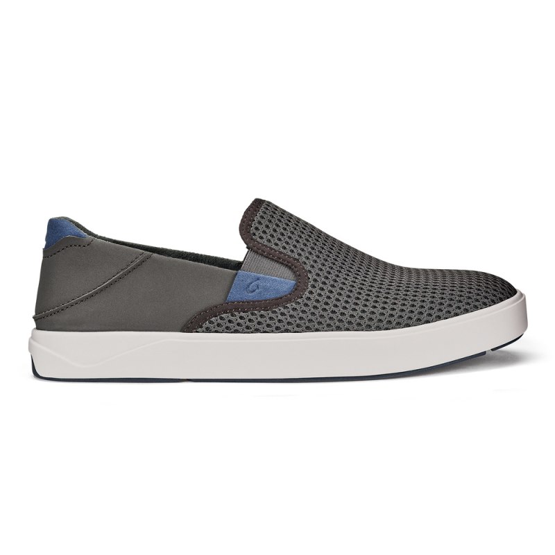 Olukai Lae\'ahi Mens Slip On Shoes Dark Grey Canada | U6N-6083