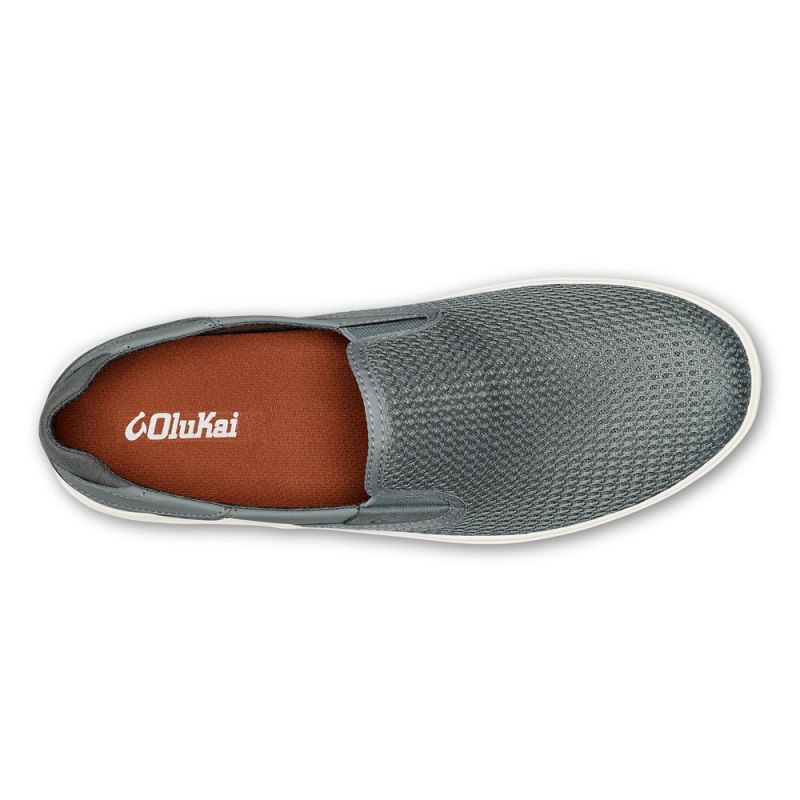 Olukai Lae'ahi Mens Slip On Shoes Grey Canada | H7I-5515