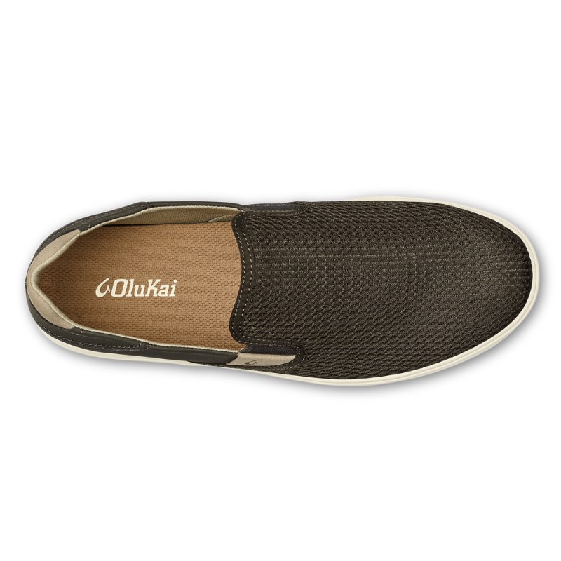 Olukai Lae'ahi Mens Slip On Shoes Olive Canada | D9P-5603