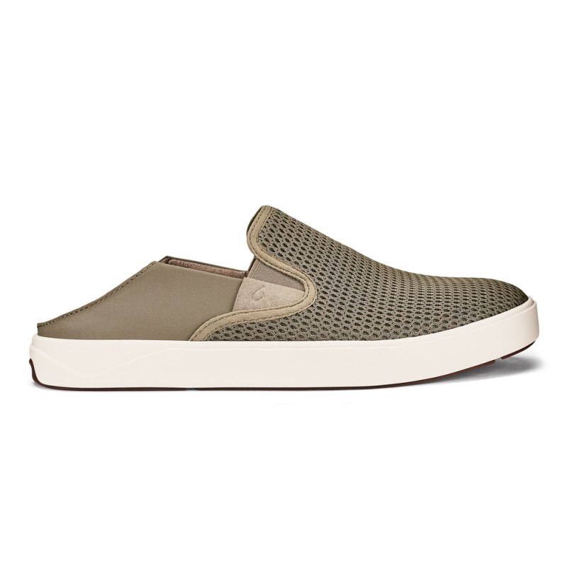 Olukai Lae'ahi Mens Slip On Shoes Olive Canada | L2A-0200