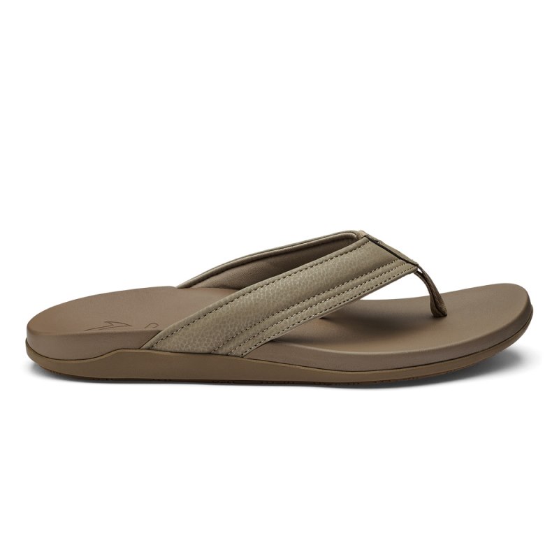 Olukai Maha Mens Beach Sandals Olive Canada | V5A-7703