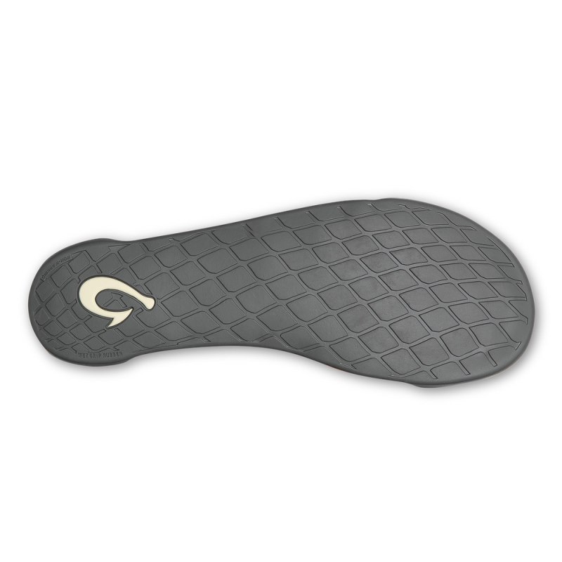 Olukai Mahana Mens Slippers Grey / Brown Canada | S7V-8592