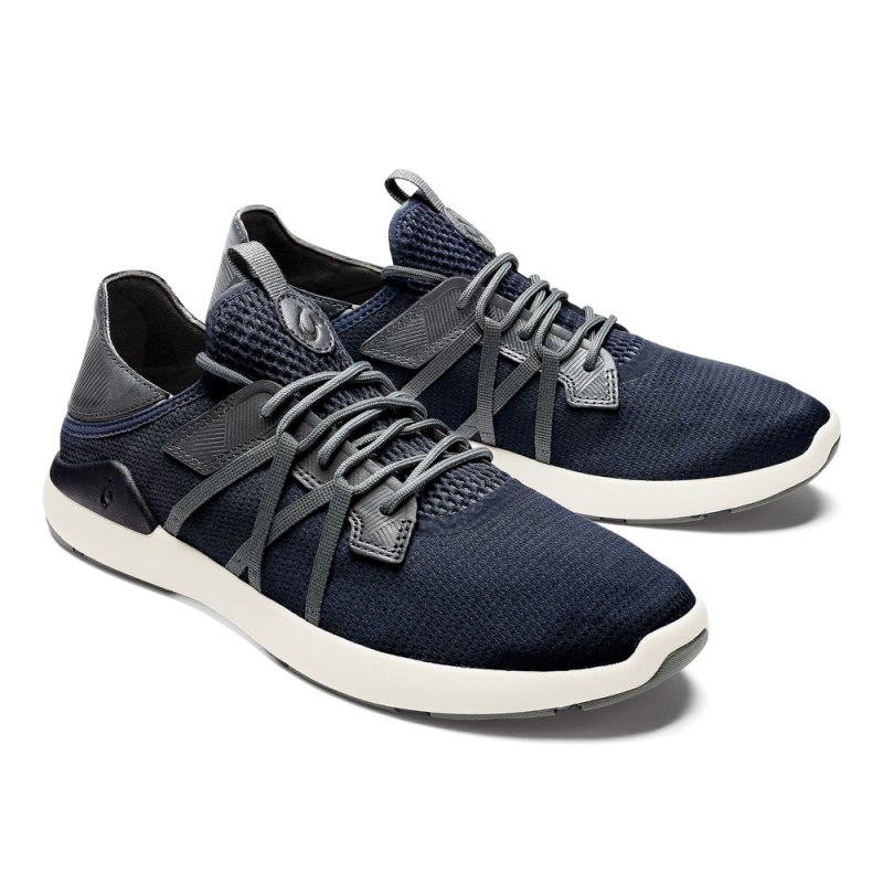 Olukai Mio Lī Mens Athletic Shoes Blue / Deep Grey Canada | H0D-3119